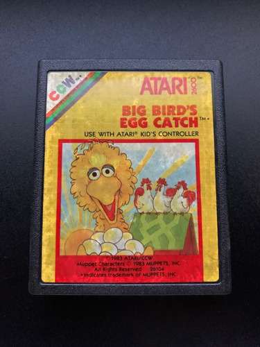 Big Bird's Egg Catch Atari 2600 Cartucho
