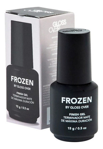 Terminador Mate Para Uñas Gel Y Acrilico Frozen Gloss Over