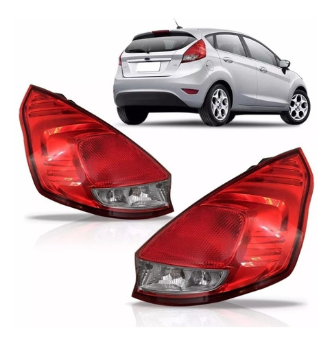 Juego X2 Faros Traseros P/ Fiesta Kinetic 2010 A 2013 5 Ptas