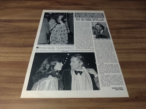 (a046) Helmut Berger * Clipping Revista 1 Pg * 1980