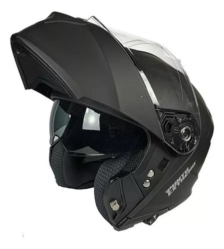 Casco Rebatible Punto Extremo Way 935 Negro Mate Antrax Moto