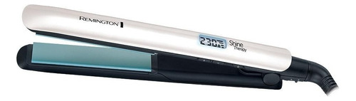 Plancha de cabello Remington Shine Therapy S8500 blanca 120V/240V