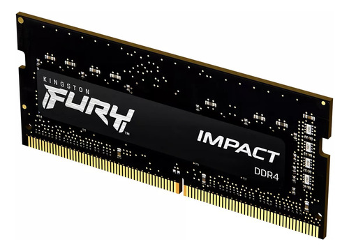 Memoria Ram Kingston Fury Impact Sodimm Ddr4 8 Gb 3200 Cl20