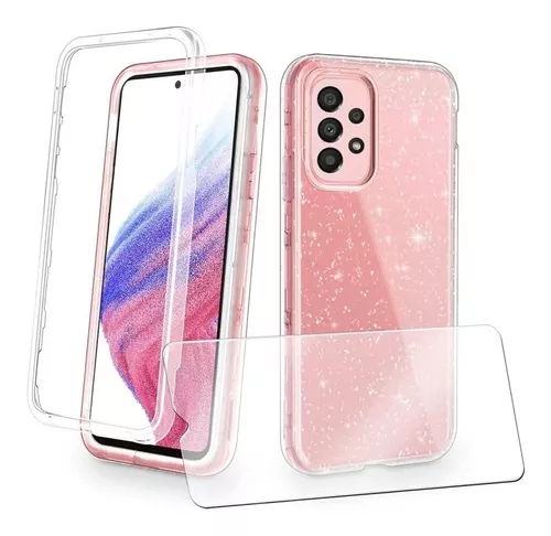 Kit Mica Cristal + Funda Xiaomi Rigida Tres Piezas Mujer Color