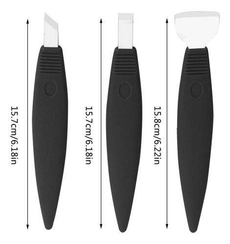 2025 3 Herramientas De Cuchillo De Pedicura De Acero