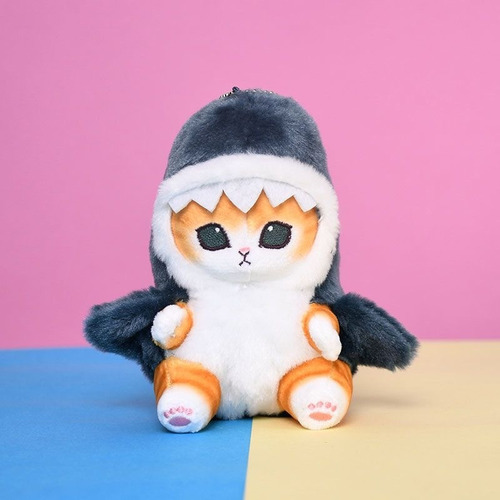 Lindo Gato Tiburón Muñeco Colgante Peluche Regalos Navideños