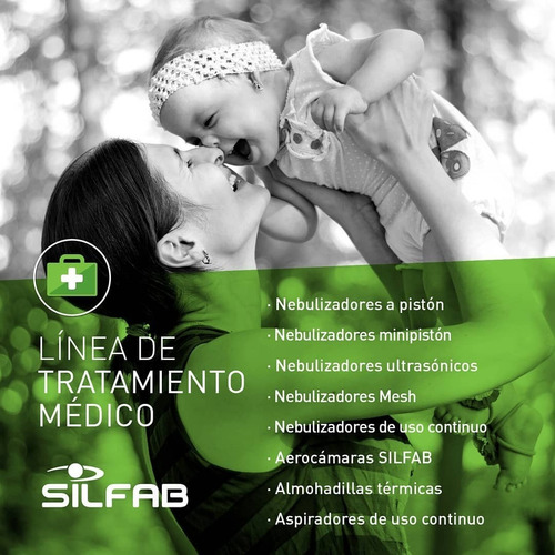 Imagen 7 de 10 de Nebulizador Ultrasonico Digital + Kit Mascarillas - Garantia