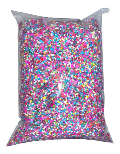 15 Bolsa Confeti Bolsa 1 Kg Confetti Papel Multicolor