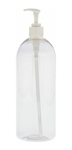 Botella De 1 Litro Paquete Con 5 Pz Con Dispensador Calidad Blanco