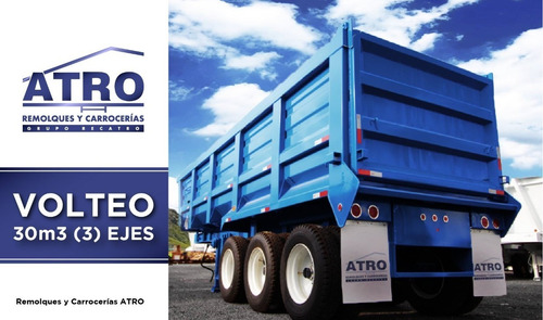 Imagen 1 de 11 de Remolques Atro Volteo (3) Ejes 30m3 Piston Hyva 2022