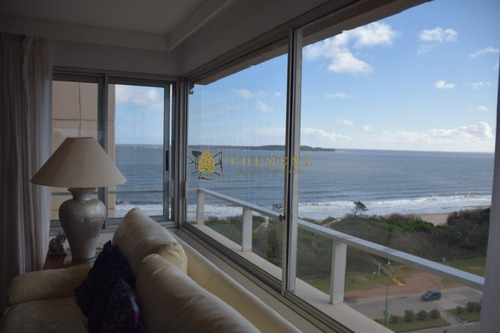 Apto En Mansa De 2 Dormitorios, 2 Baños, 1 En Suite, Living Comedor, Cocina, Dormitorio Y Baño De Servicio,lavadero Balcón Cerrado Con Vista Al Mar.- Ref: 1896