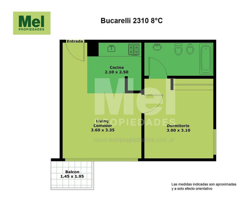 Imagen 5 de 5 de Departamento En El Emprendimiento Bucarelli 2310