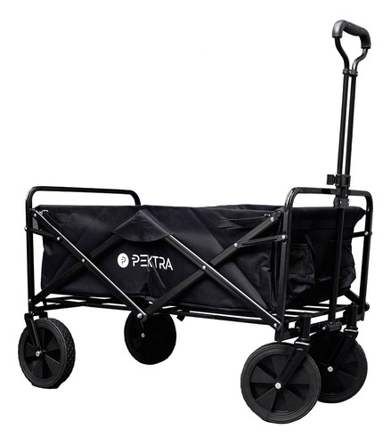 Carro Plegable Portatil Pektra 80kg Acero Reforzado Camping 