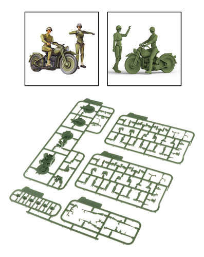 1/35 Kit De Modelo De De Personaje De Plástico Conjunto De