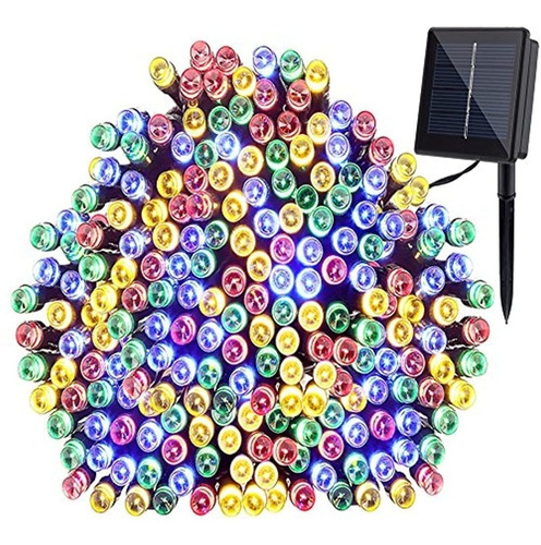 Gdealer Cadena De Luces Solares De 600.4 ft, 200 Led, 2 Modo