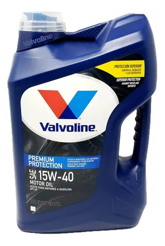 Aceite Valvoline Premium Protection 15w40 X5 Litros Mineral