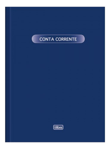 Livro Conta Corrente 50 Folhas Pequeno Tilibra 12015