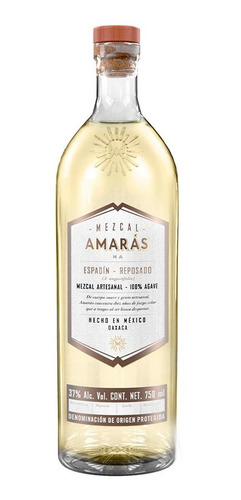 Mezcal Amaras Espadín Reposado 750 Ml - Mezcal Oaxaca