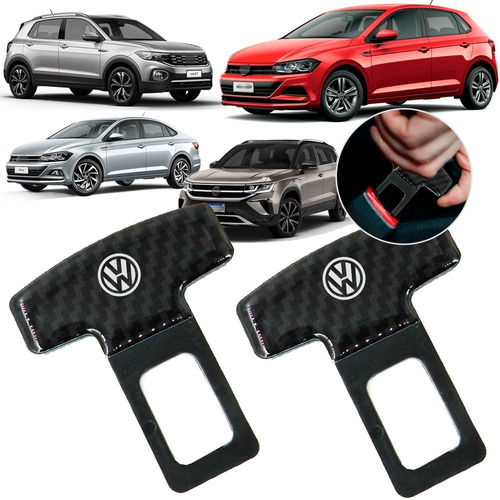 Par Fivela Gancho Trava Cinto Volkswagen Up Polo Golf Virtus