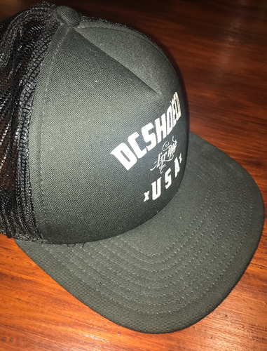 Gorra Trucker Dc Dcshoeco Usa Negra