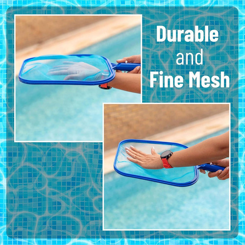 Acessório Multiuso Pool Leaf Rake Skimmer Mesh Net