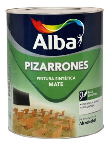 Pintura Para Pizarrones Alba Verde 1lts 