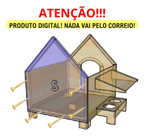 Projeto Em Pdf Como Fazer Uma Casinha De Cachorro De Madeira