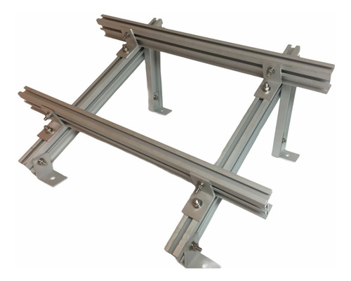 Imagen 1 de 4 de Kit Estructura / Base Para Paneles Solares 6x1
