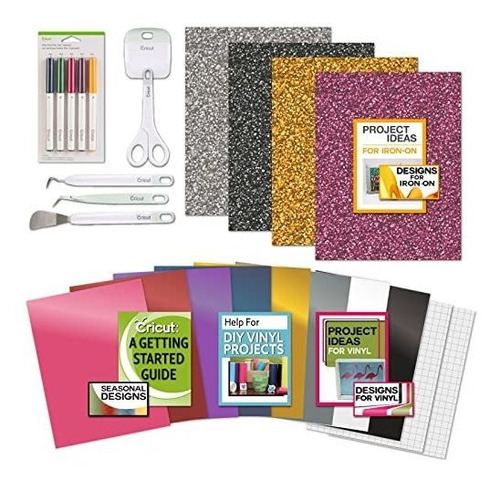 Kit Para Explore Maker Vinyl, Glitter Iron On Tools, Pens