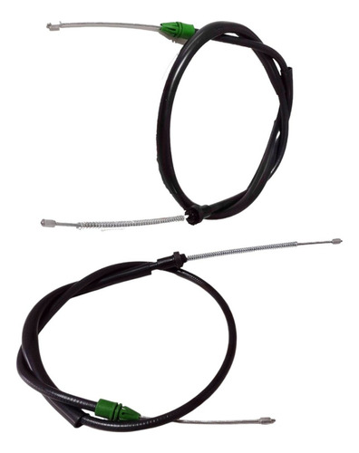 Kit X2 Cable De Freno Renault Clio Ii 98/ Trasero Der E Izq