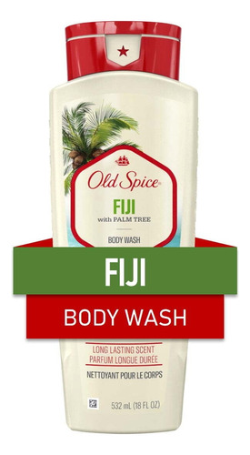 Jabón Corporal Para Hombre Old Spice Fiji Con Aroma A Palmer