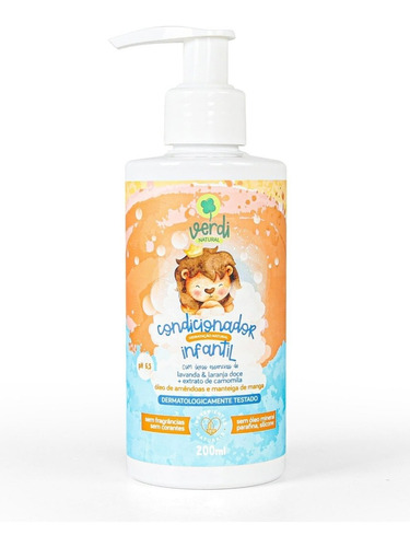 Condicionador Vegano Infantil Verdi Natural ®