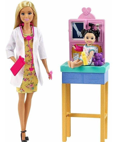 Barbie Pediatra Con Niña