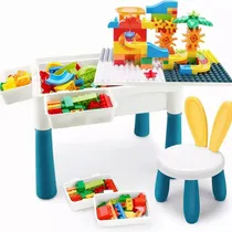 Comprar Bloques Construcción Juegos Mesa Y Silla Para Niños Armables
