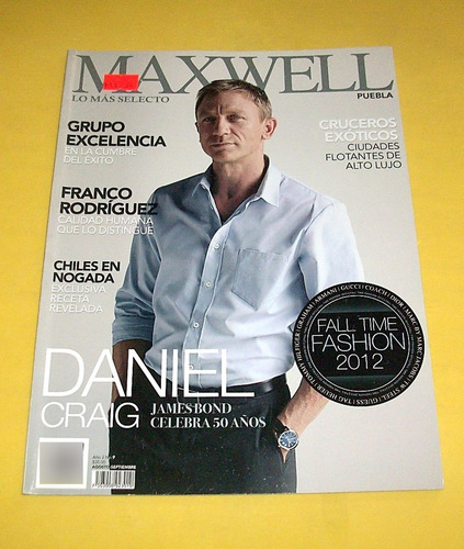 Daniel Craig Revista Maxwell Puebla 2012 James Bond 007