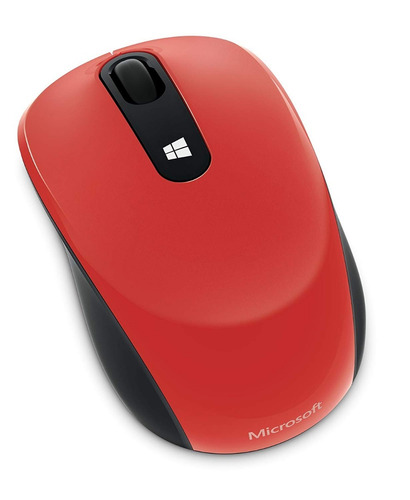 Mouse Óptico Inalámbrico Microsoft Sculpt Mobile Rojo