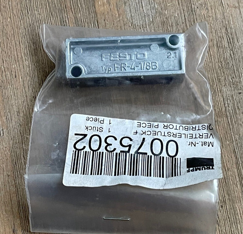 Festo Typ Fr-4-1/8b Distributor Block New  Ssm