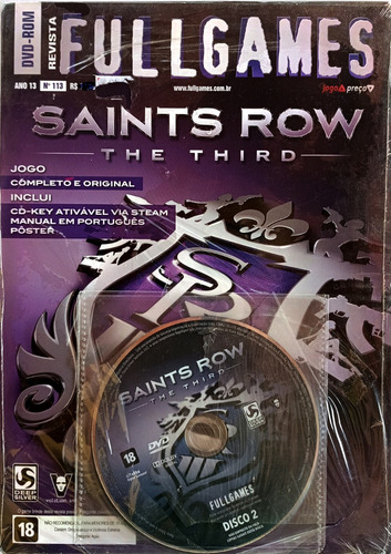 Cd De Jogos  Full Games Saints Row - The Third