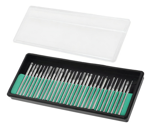 Kit 80 Pontas Diamantadas 3mm X 45mm Para Micro Retíficas