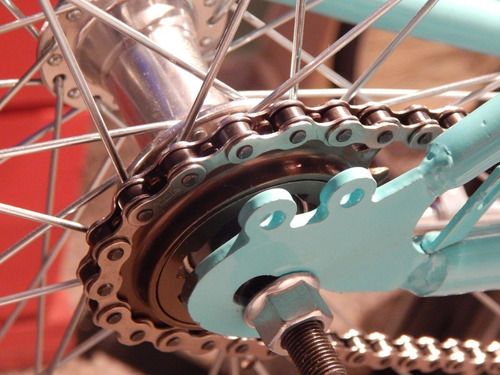 Imagen 4 de 7 de Cadena Cromada Para Bicicleta 1 Velocidad 1/2 X 1/8 P-410
