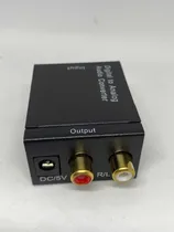 Comprar Adaptador Convertidor Audio Digital Optico A Rca Analogico