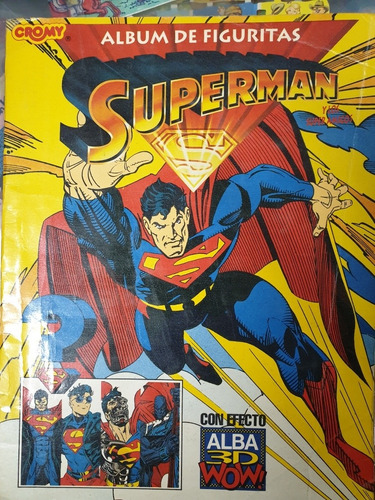 Album De Figuritas Superman Alba 3 D Con 98 Figus Cromy
