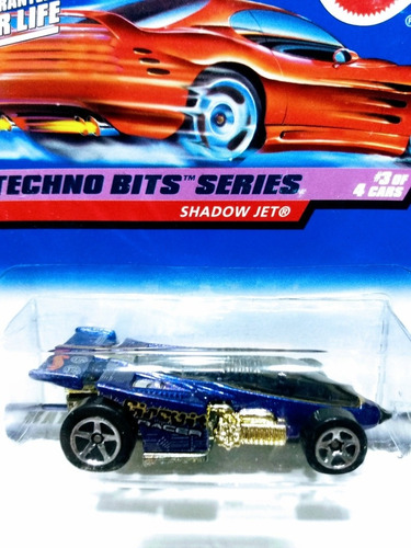 Carrito Hot Wheels Shadow Jet Edición 1997 Escala 1:64