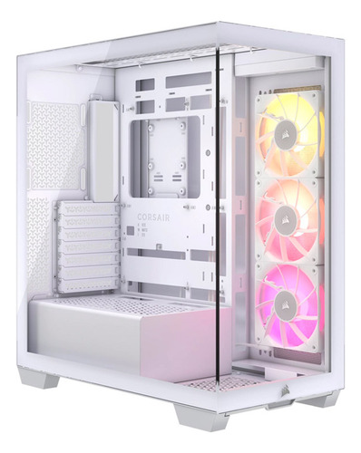 Chasis Corsair 3500x Rgb Mid Tower White Color Blanco