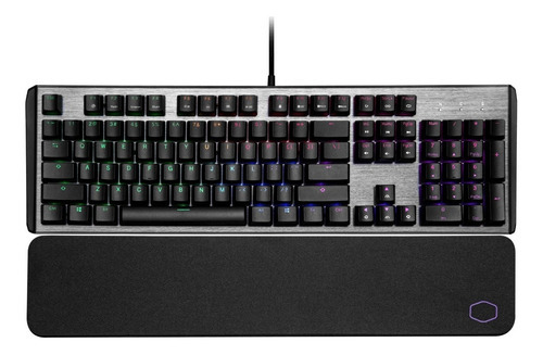 Idioma do teclado mecânico Cooler Master Ck550 V2 Red Switch Rgb Gamer: inglês (EUA) Cor do teclado: preto preto