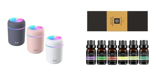 Humificador Vaporizador Difusor Esencias De Carro +6 Esencia
