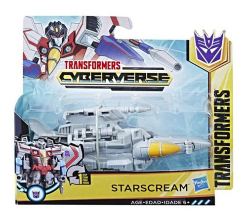 Transformers Cyberverse Starscream Hasbro 1 Paso