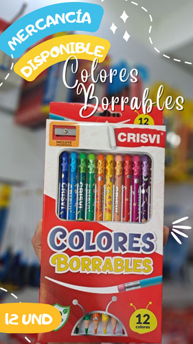 Colores Borrables Crisvi