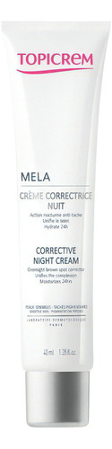 Topicrem Mela Crema Correctora De Noche - 40 Ml