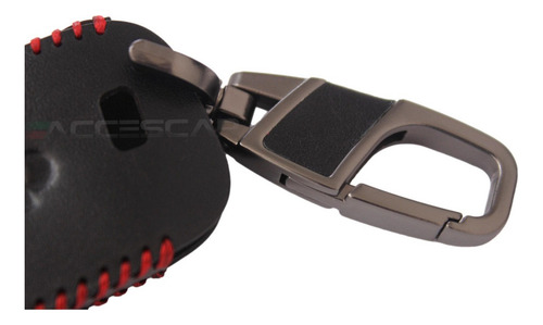 Sjk Funda De Cuero For Llave De Asistencia + Llavero Jeep